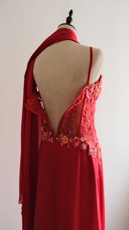 Rouge Serenade dress (S/M, M)