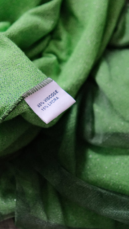 Ruffled Jade dress (M-L)