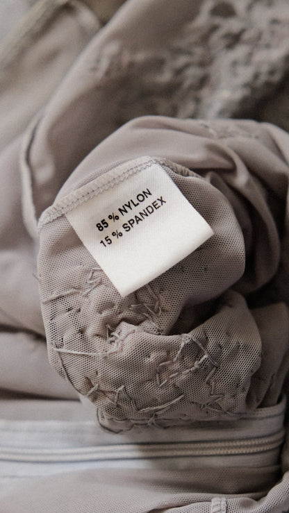 Dove Grey sheer dress (M-L)