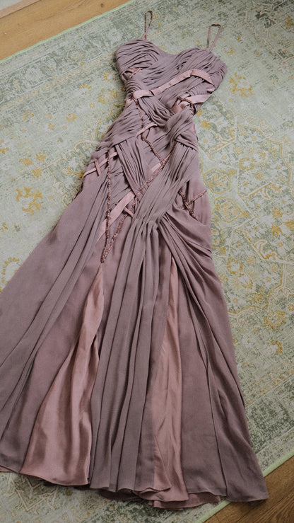 Dusky Rose dress (S)