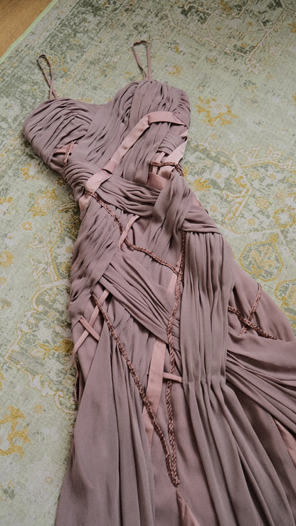 Dusky Rose dress (S)
