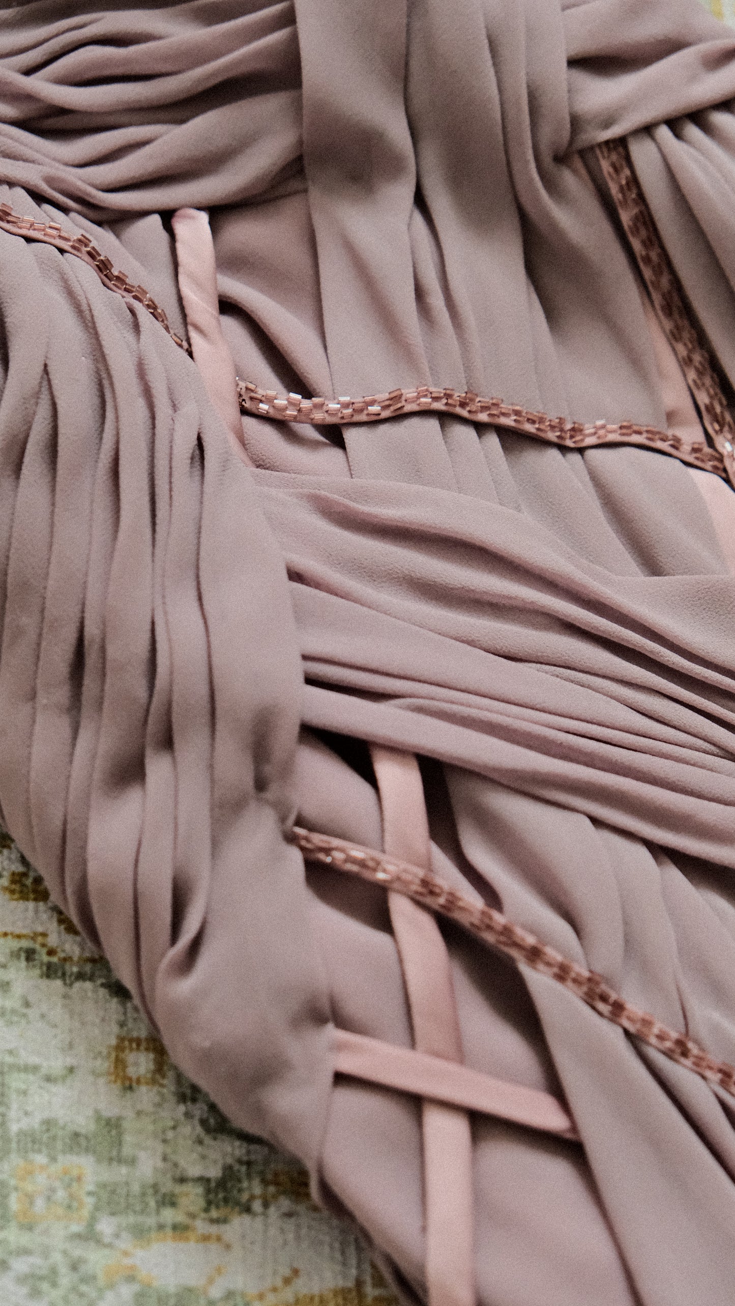 Dusky Rose dress (S)