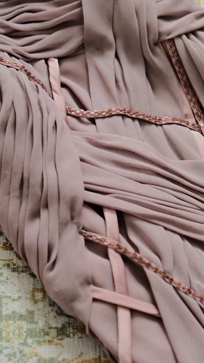 Dusky Rose dress (S)