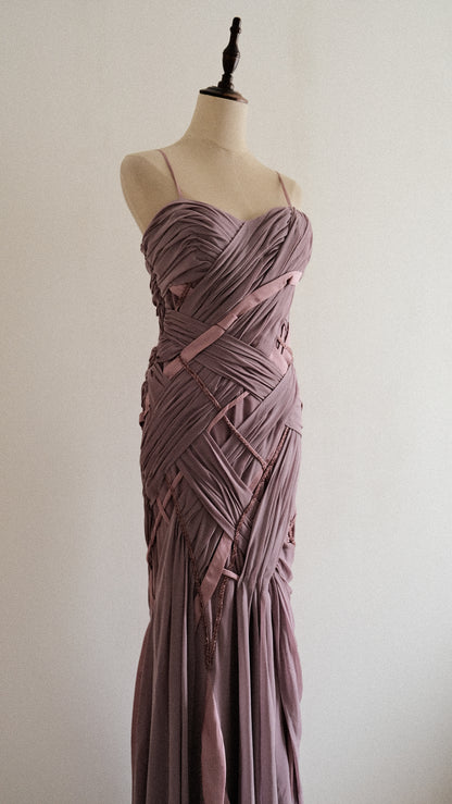 Dusky Rose dress (S)