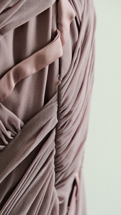 Dusky Rose dress (S)