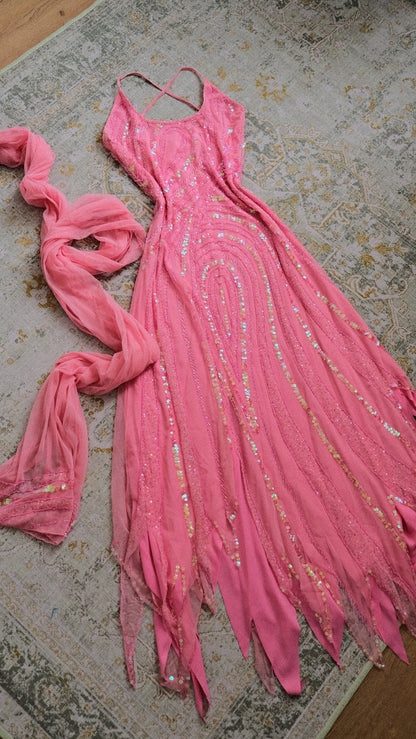 Rosalia Hibiscus dress (M)