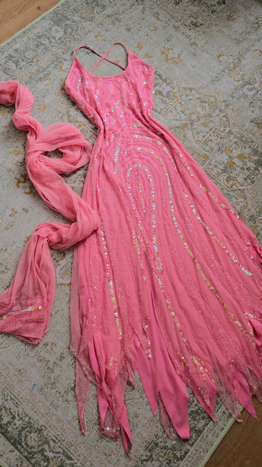 Rosalia Hibiscus dress (M)