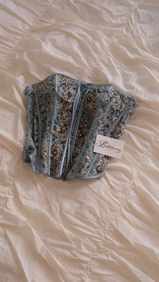 Vintage French mermaid bustier (S/M)