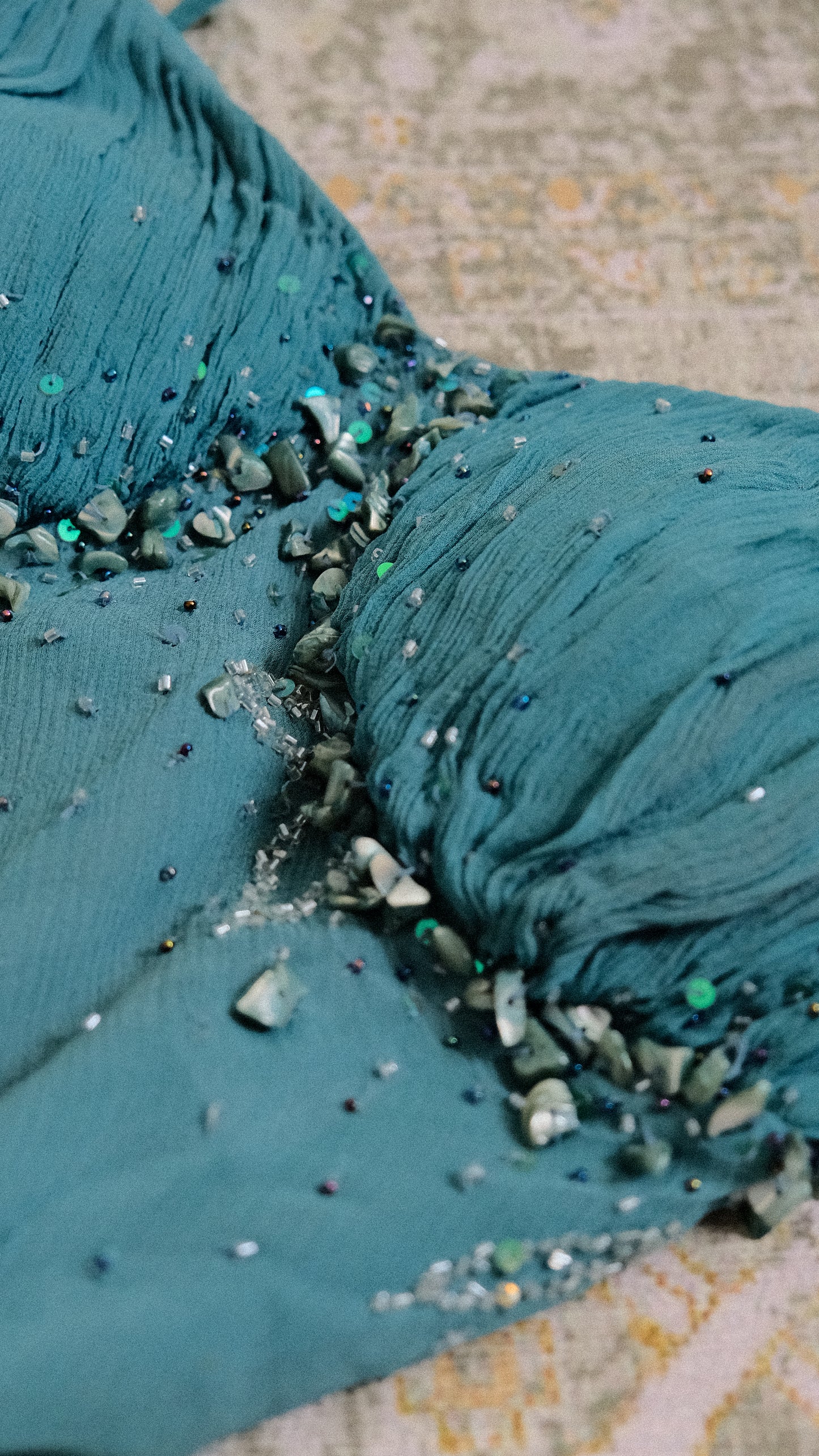 Serene Ocean dress (M)