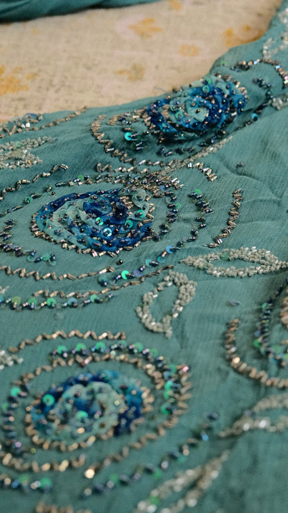 Serene Ocean dress (M)