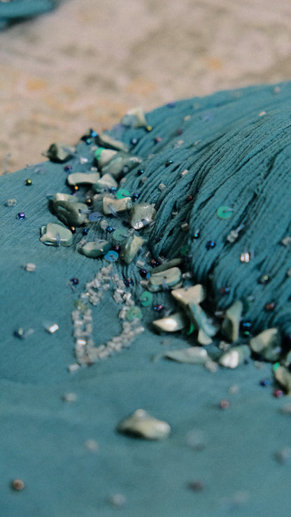 Serene Ocean dress (M)