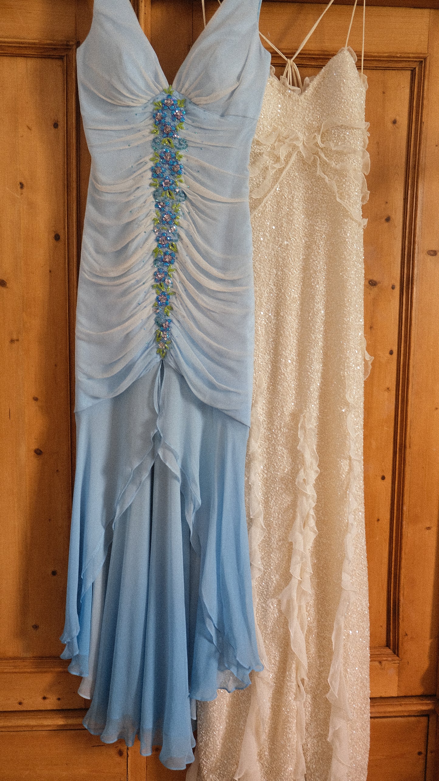 RARE Vintage Alyce flowy mermaid bustier dress (XS/S-S)