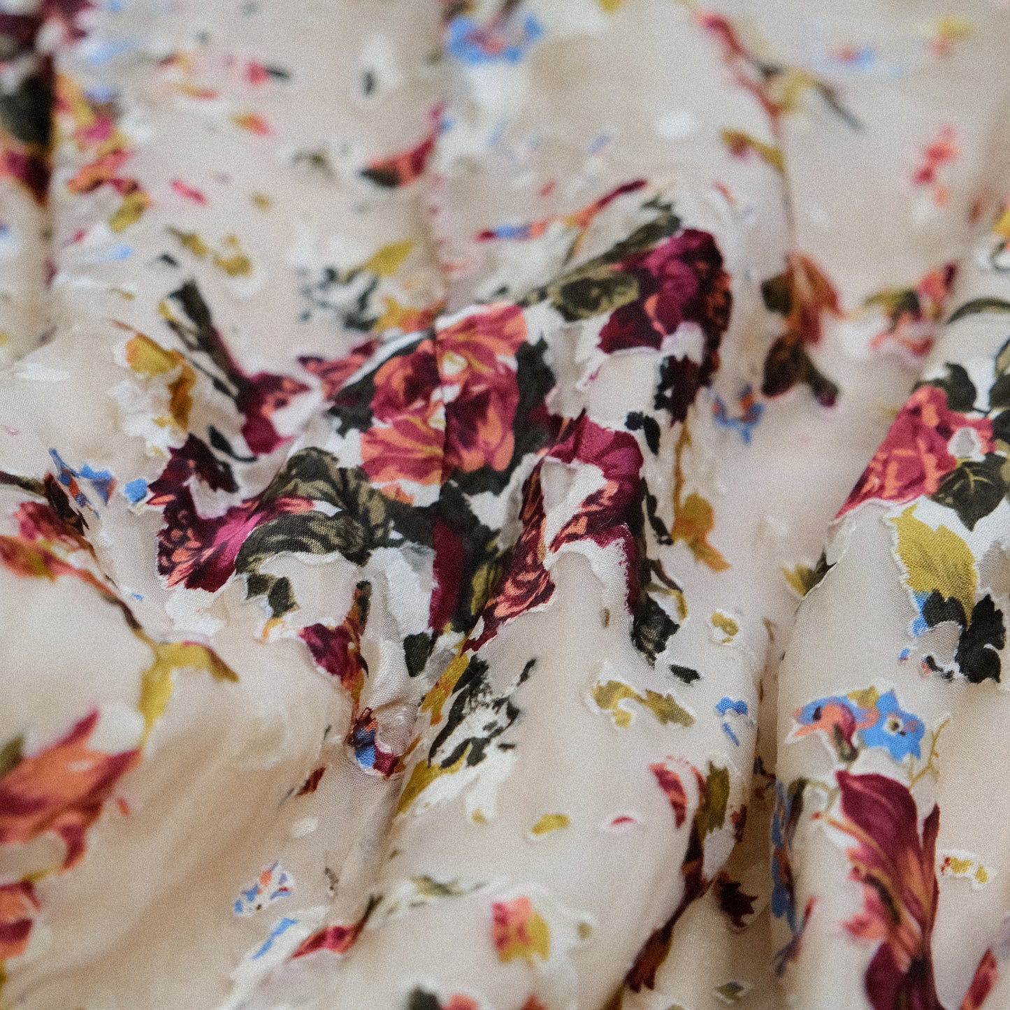 Ivory wildflower bloom dress (S/M, M)