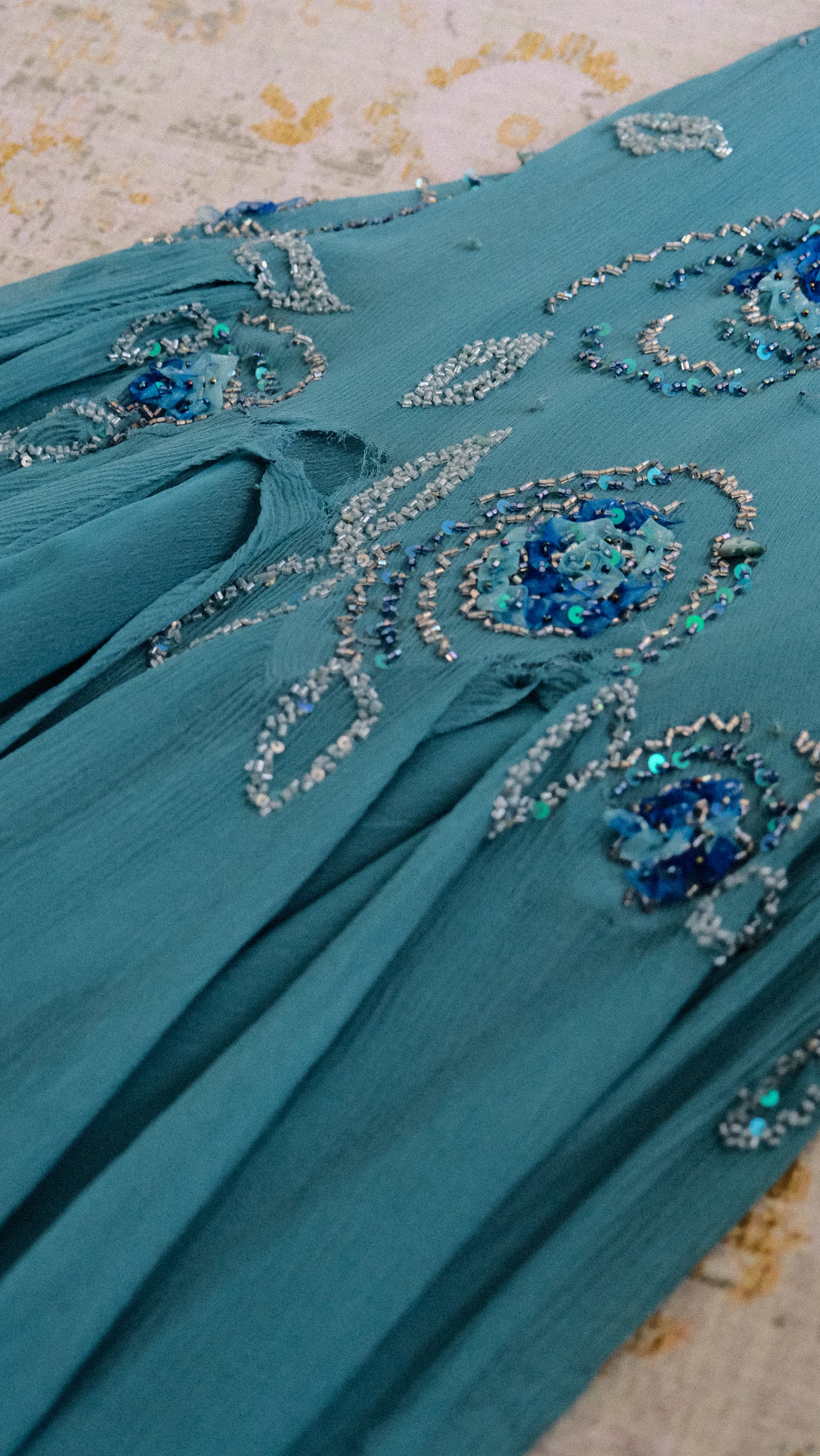 Serene Ocean dress (M)