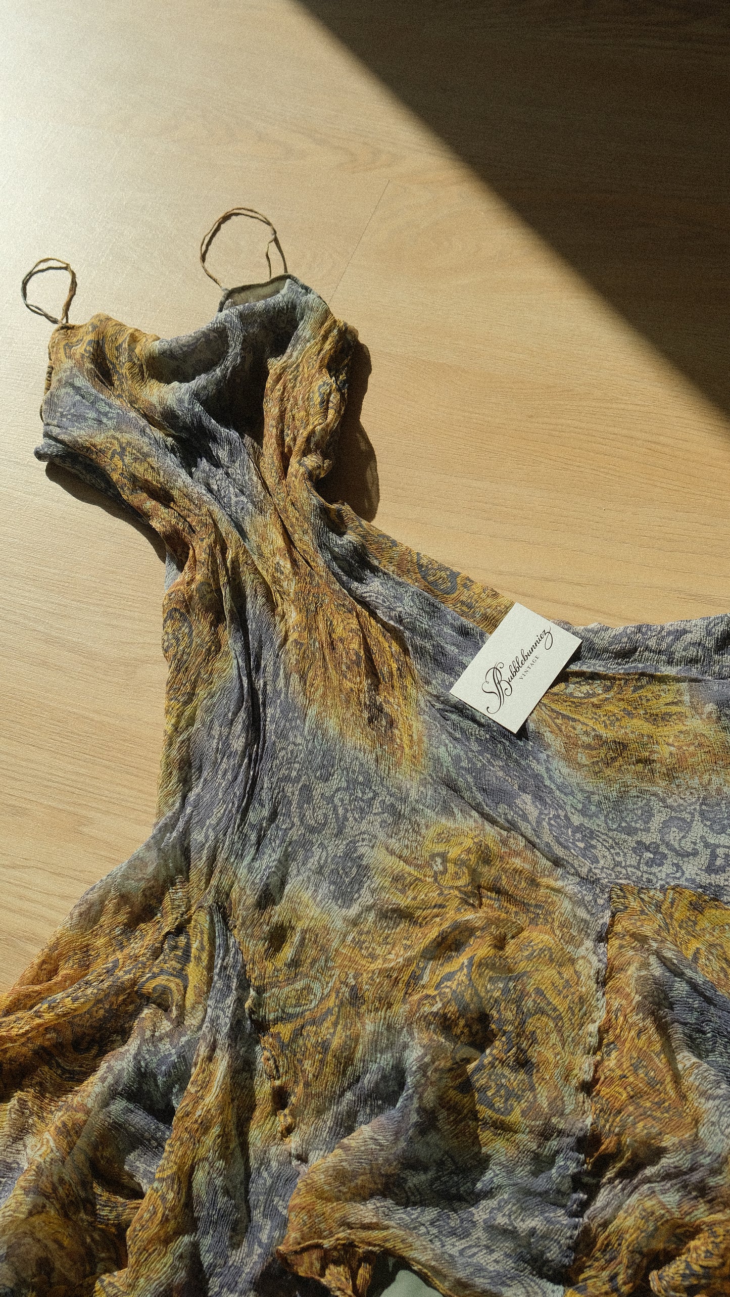 Vintage flowy forest dress (M-XL)