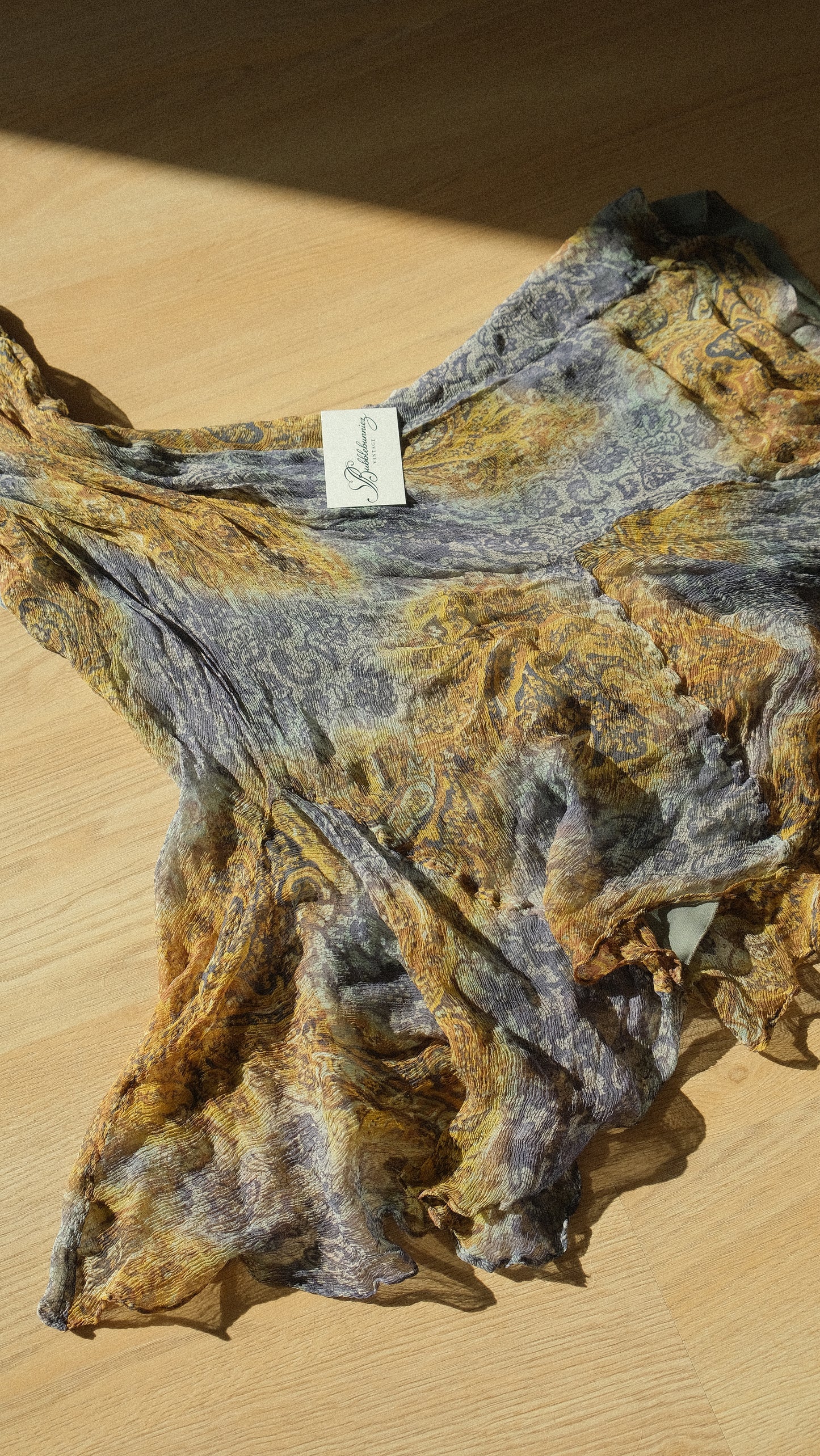 Vintage flowy forest dress (M-XL)
