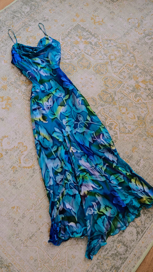 Vibrant tropical breeze dress (XS/S, S)