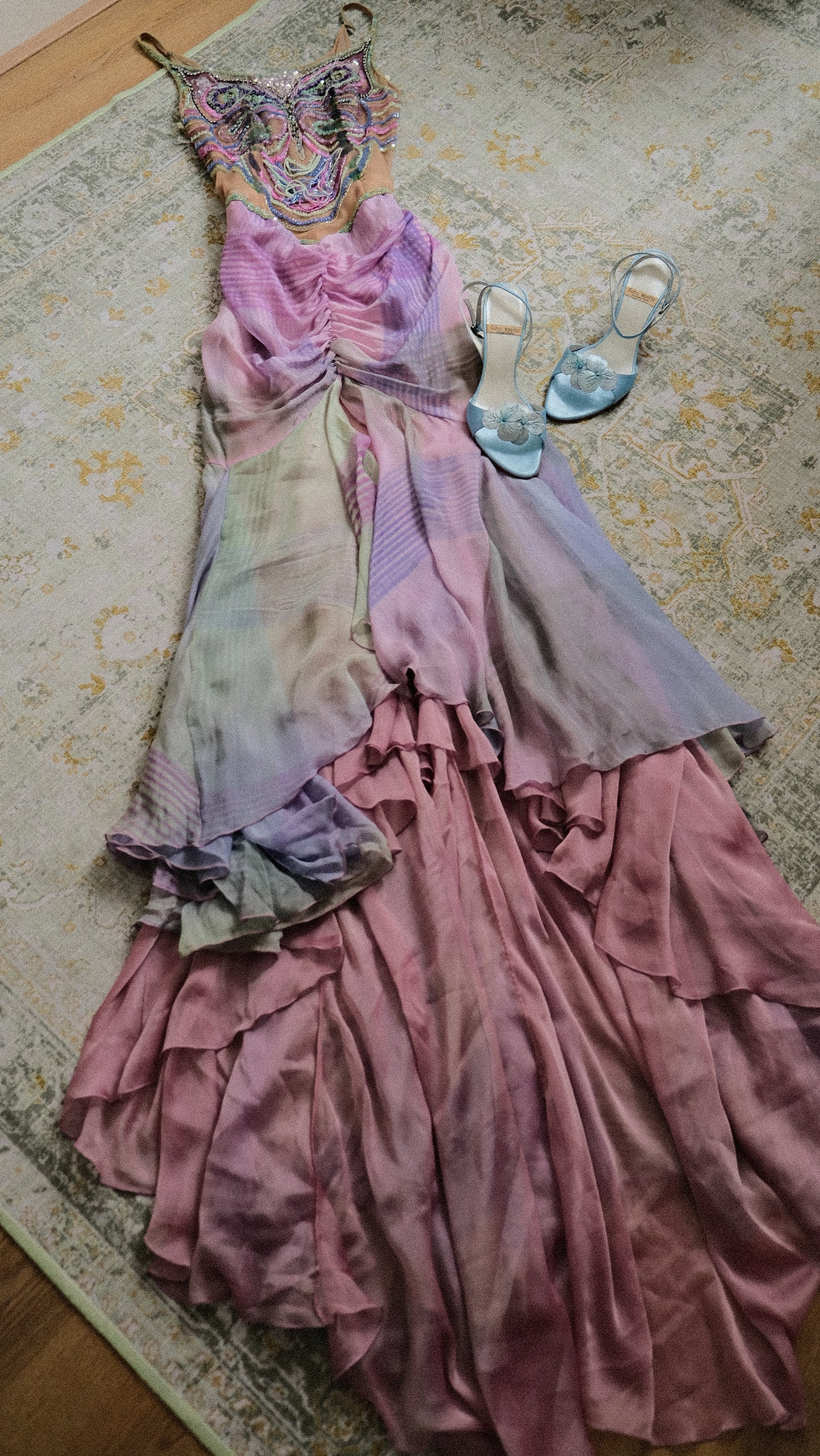 Butterfly evening gown (M)