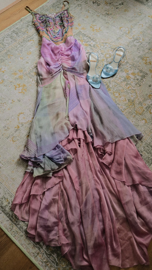 Butterfly evening gown (M)