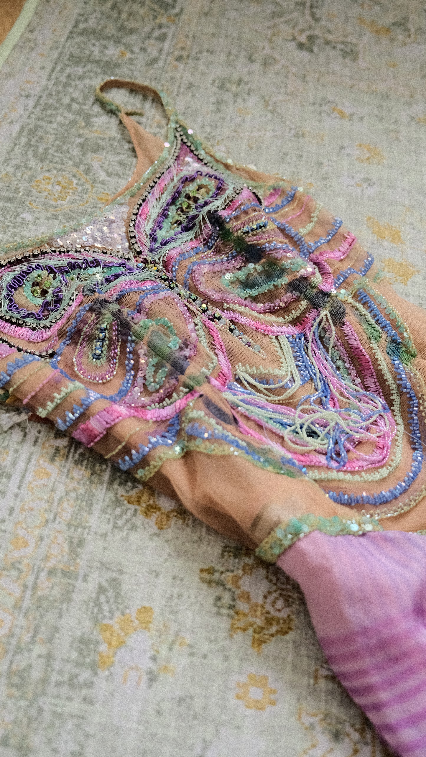 Butterfly evening gown (M)