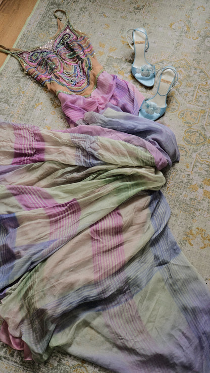 Butterfly evening gown (M)