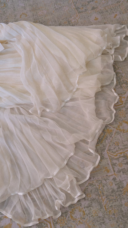 Vintage French bridal 3 piece set (S-M)