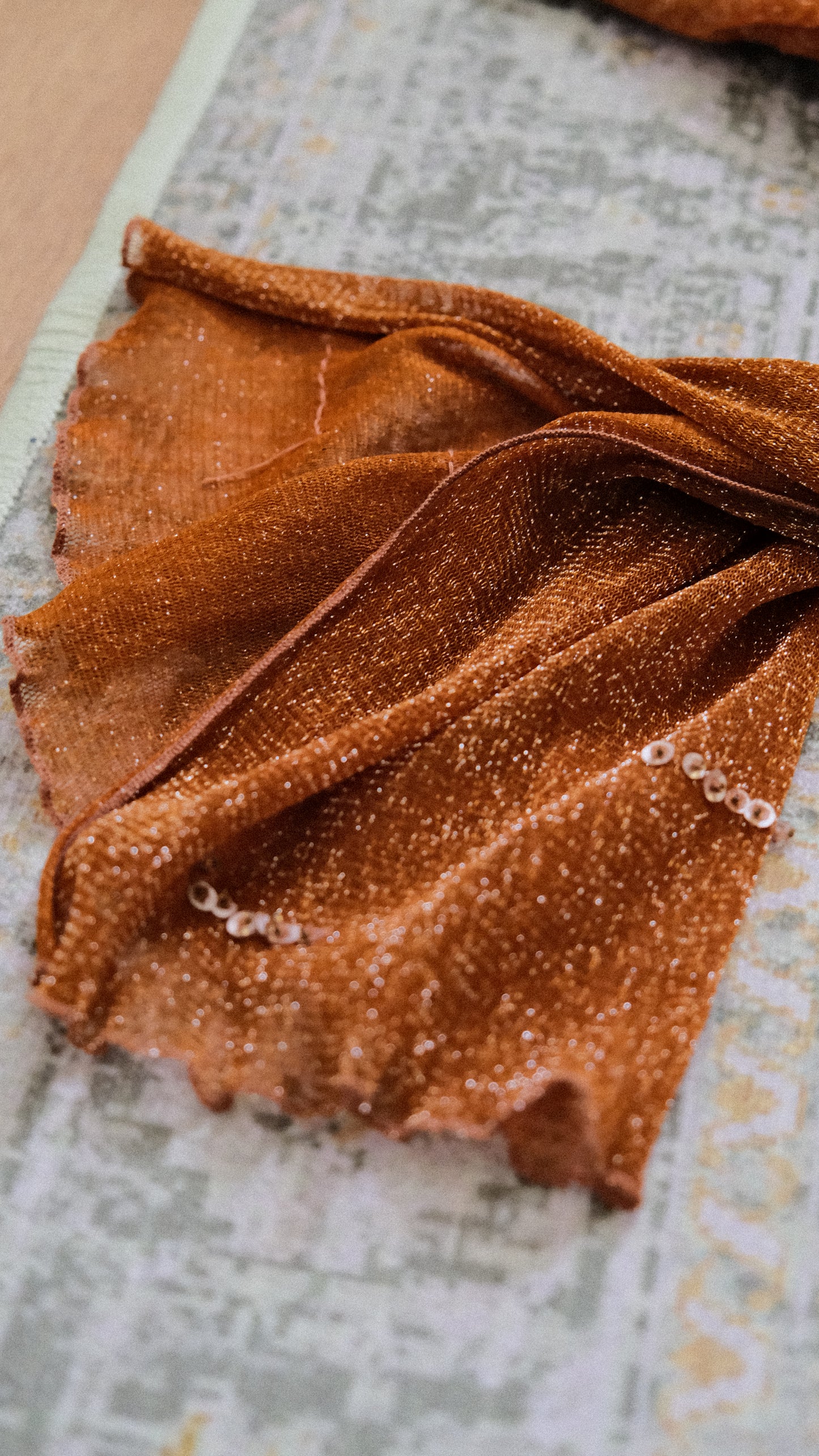 Bronze Sequin dress (L)