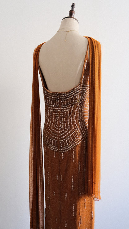 Bronze Sequin dress (L)