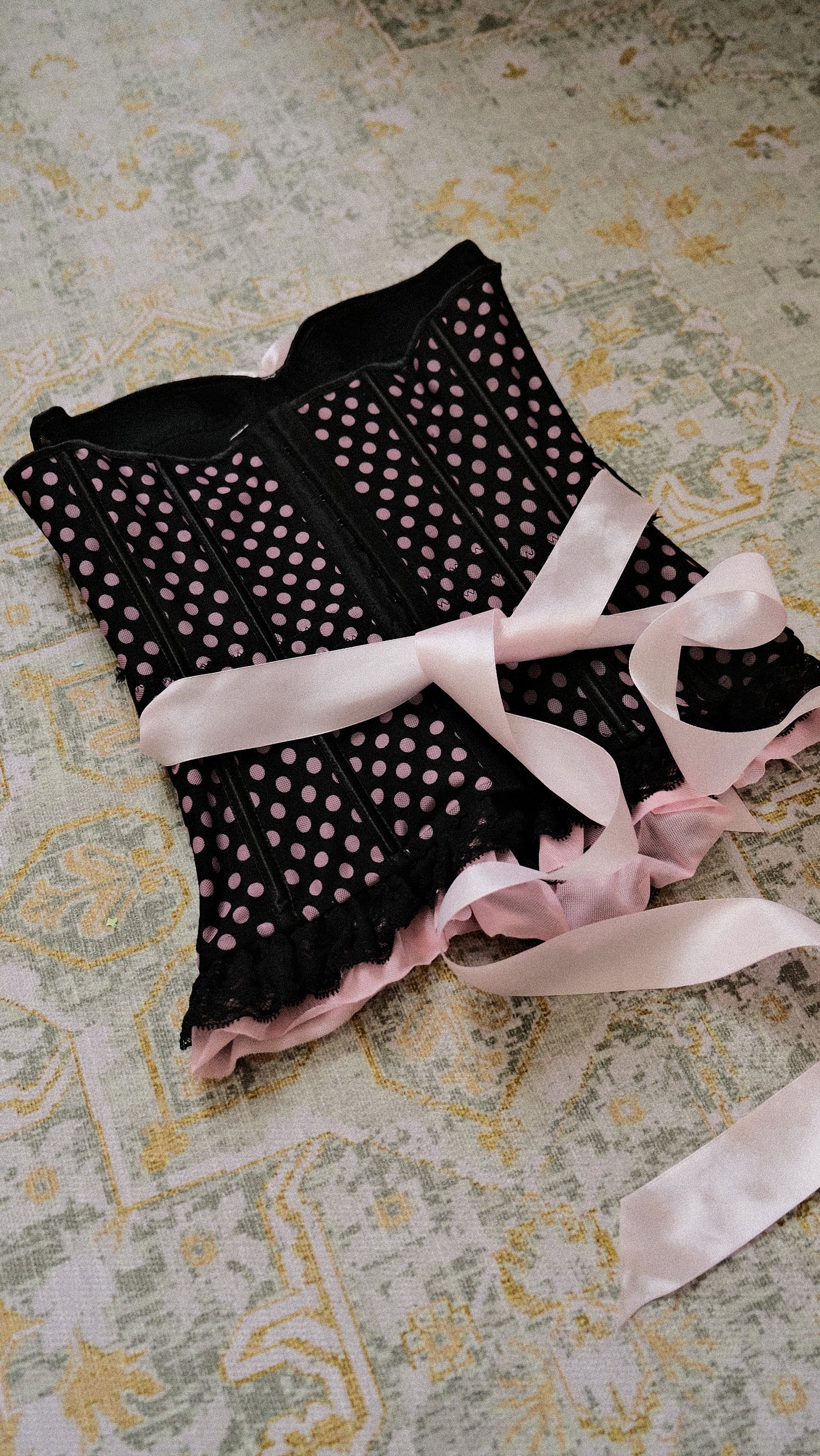 Dainty Polkadot corset (S)