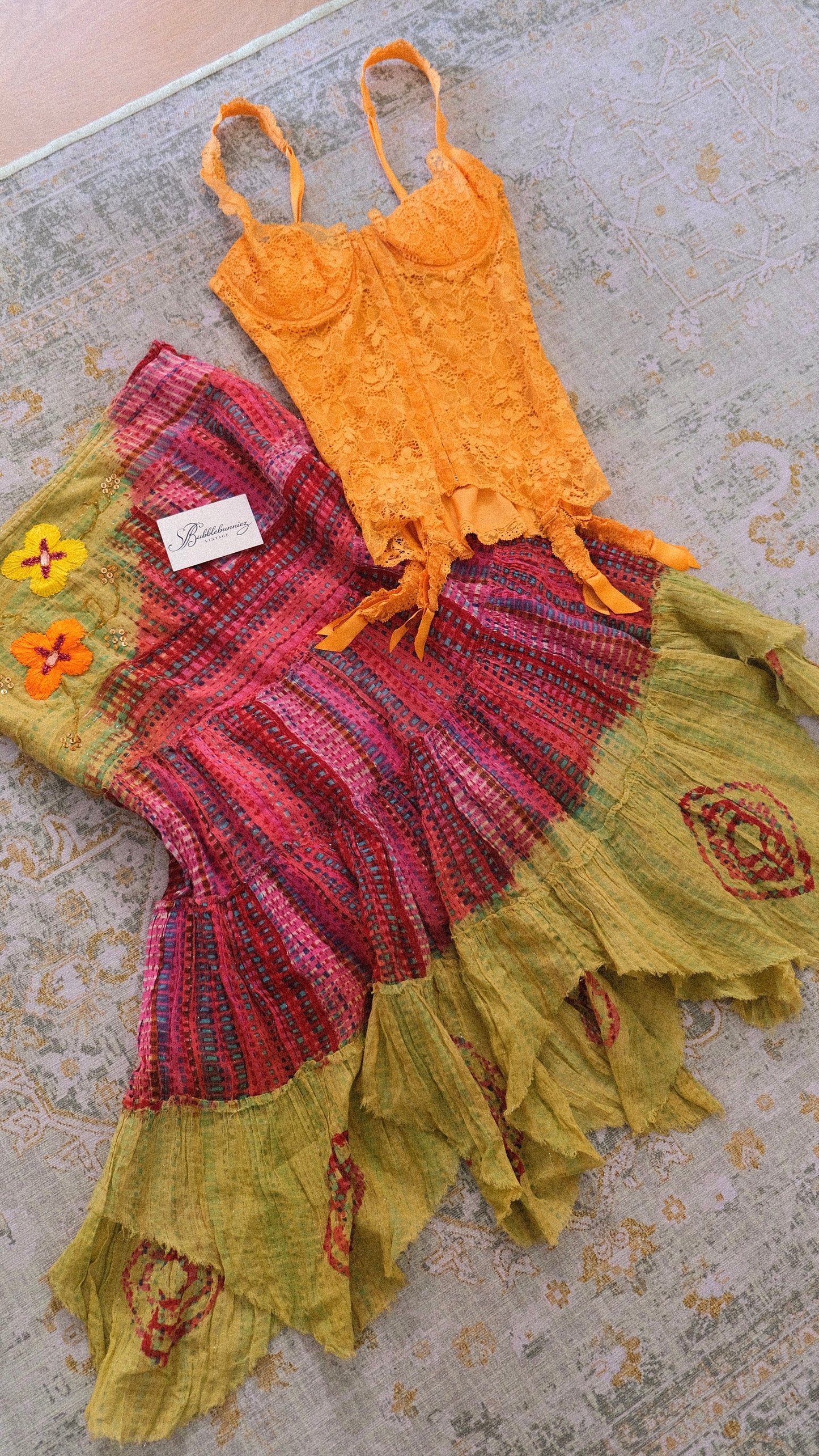 Vintage Italian summer skirt (S)