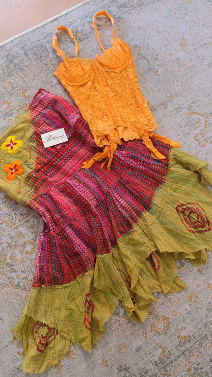 Vintage Italian summer skirt (S)