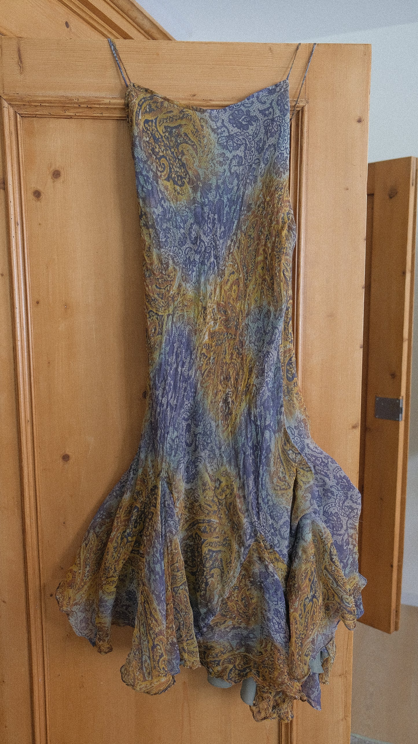 Vintage flowy forest dress (M-XL)