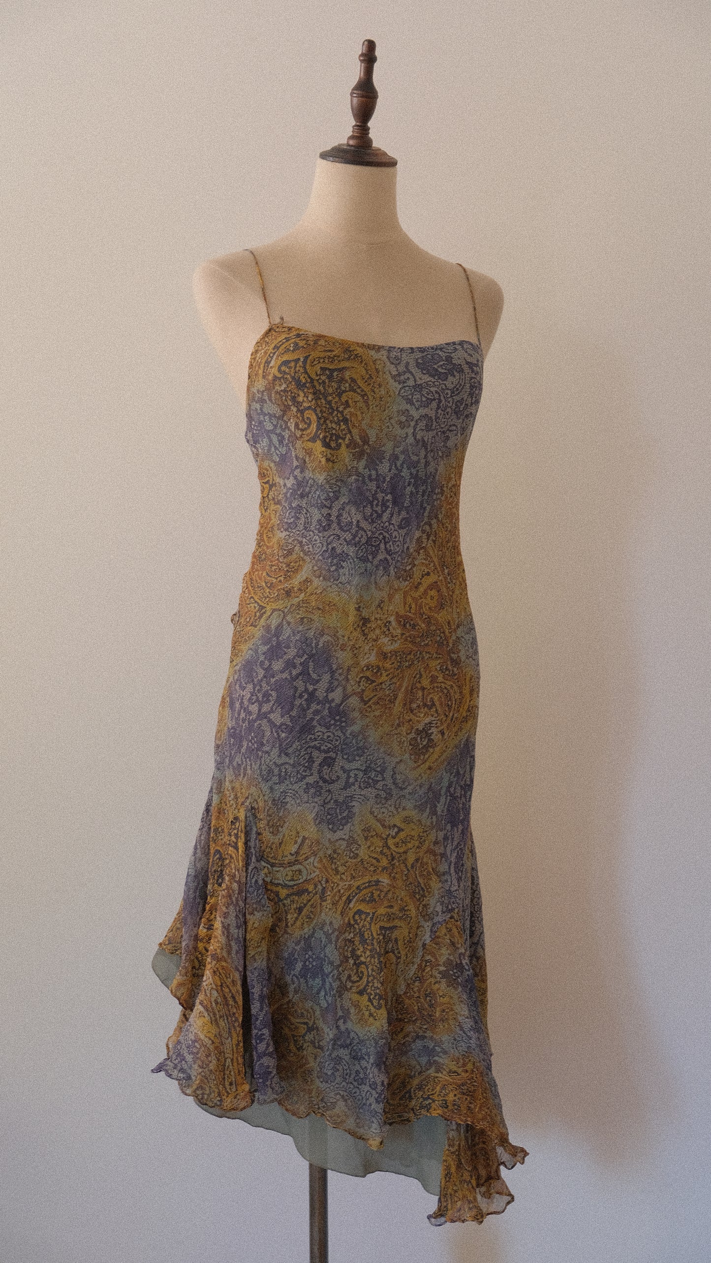 Vintage flowy forest dress (M-XL)