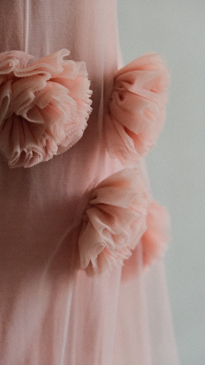 Soft Pink Rose dress (M)