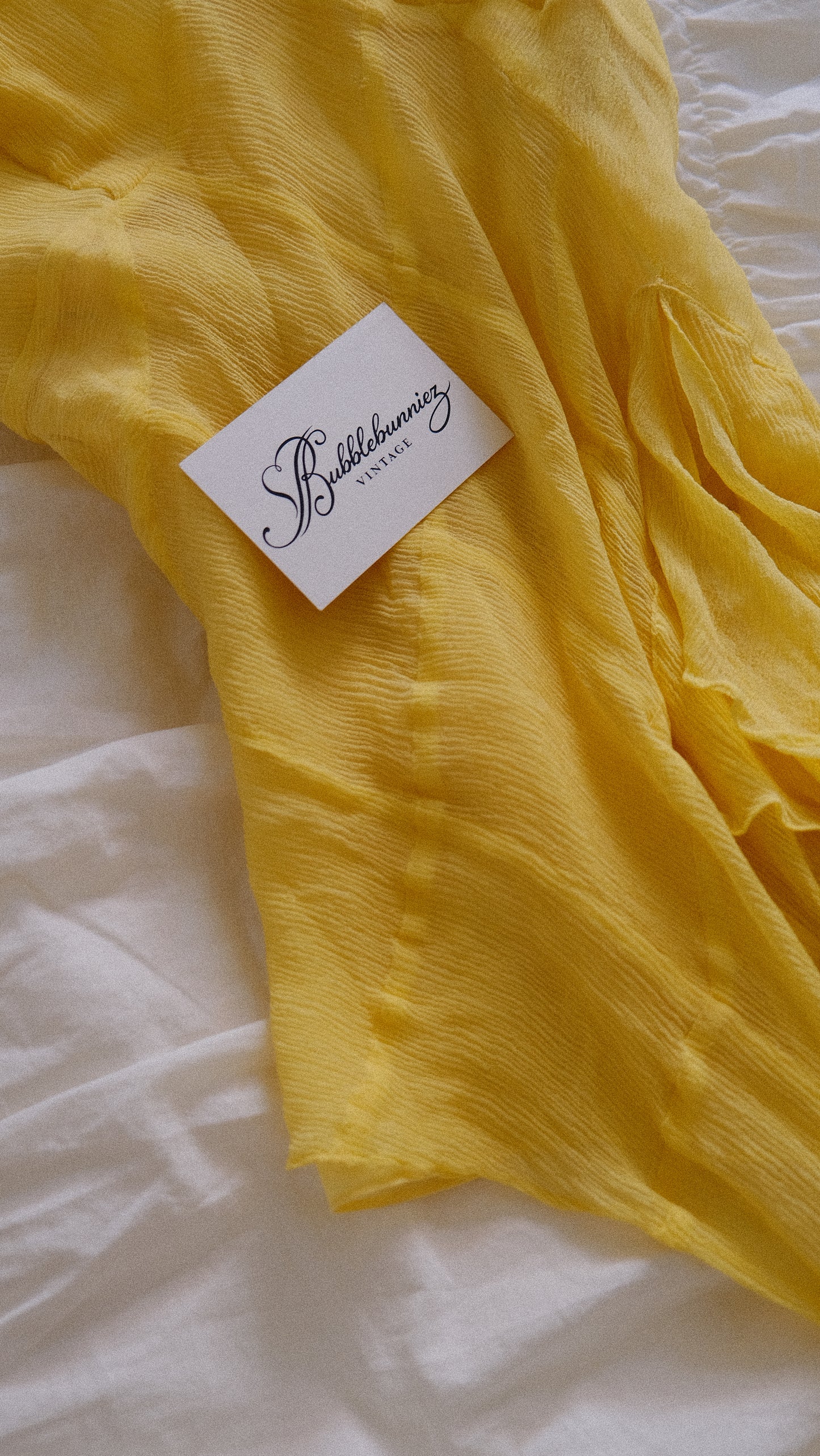 Karen Millen yellow ruffled top (M)