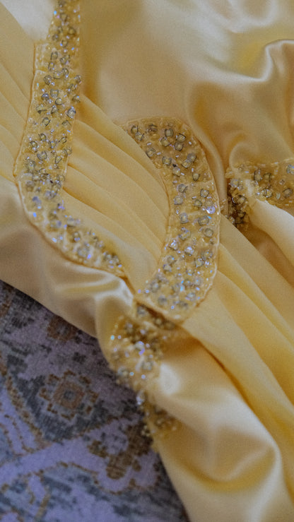 Sunflower yellow prom gown (M)