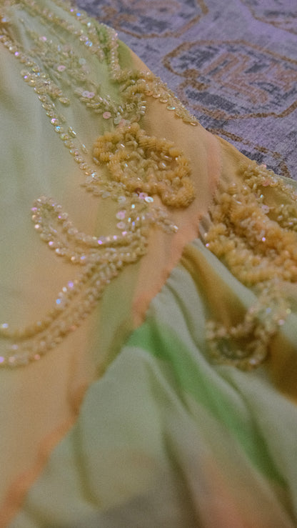 Lemonade sunset dress (M, M/L)