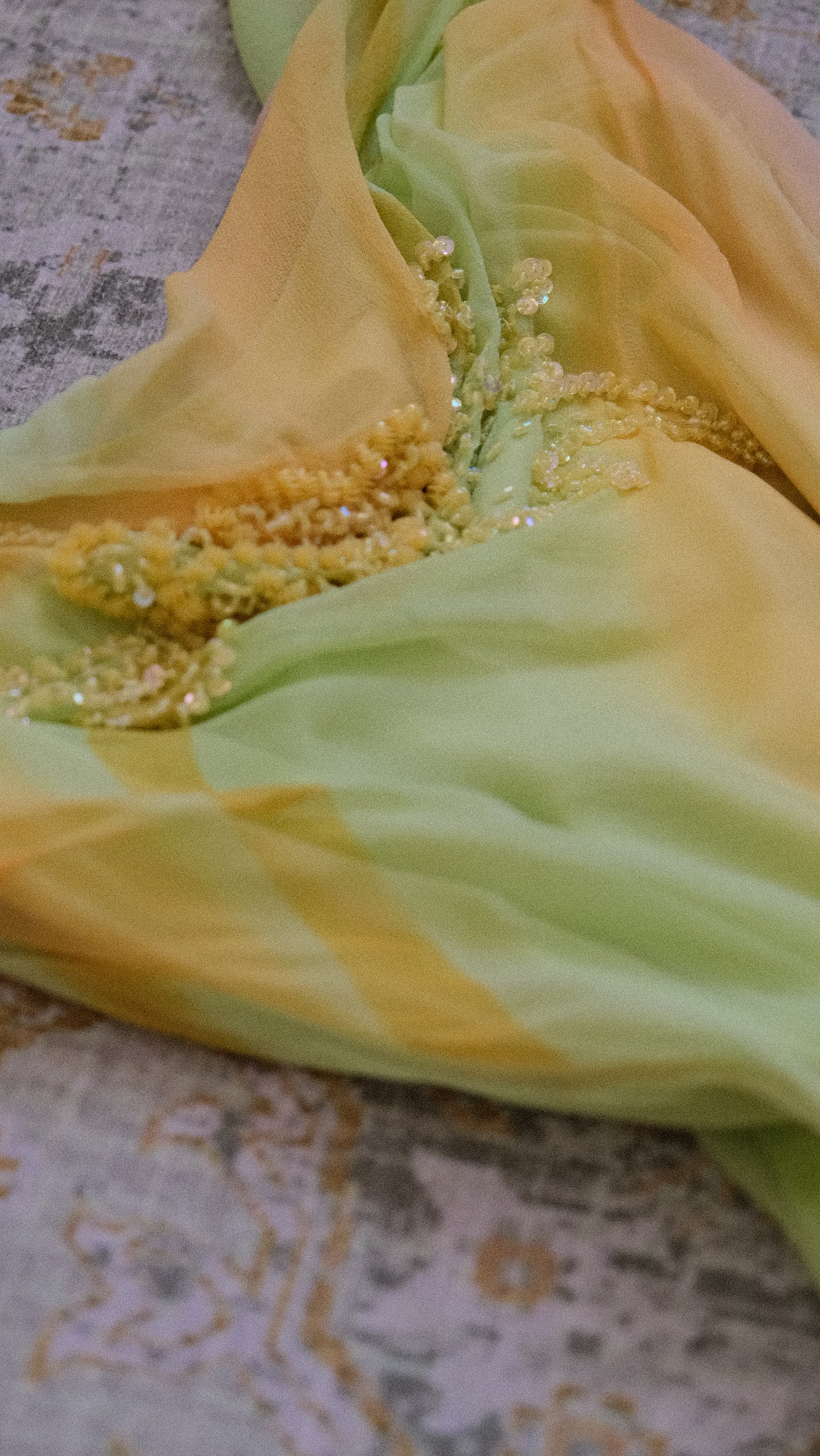 Lemonade sunset dress (M, M/L)