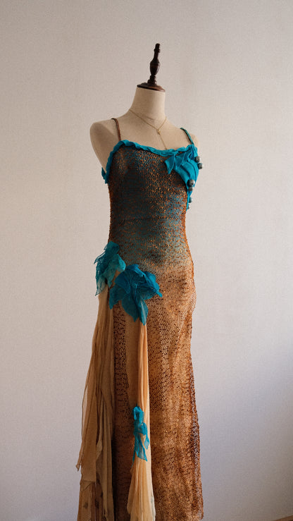 The washed ashore mermaid dress (XS/S, S)