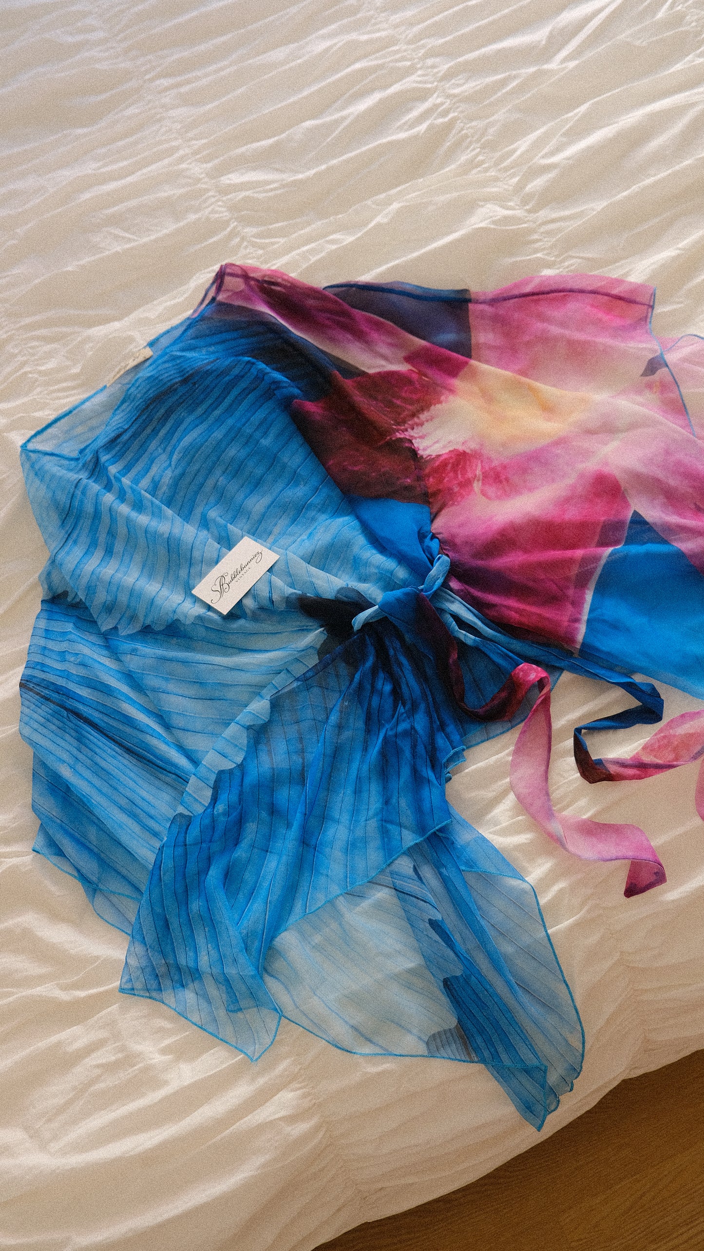 Deadstock tropical flowy top (S-L)