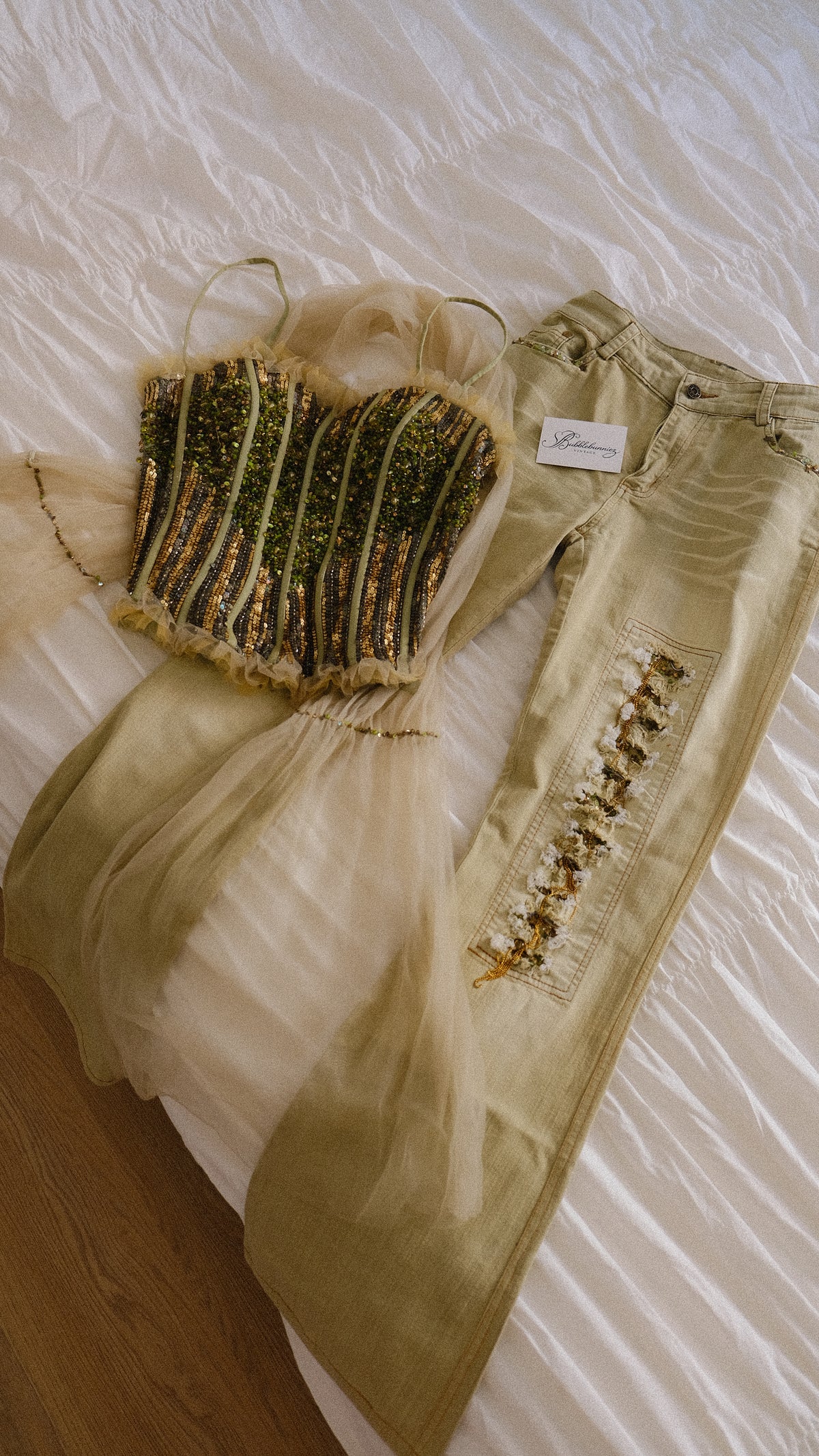 RARE Vintage Anne French 3 piece set (S/M)