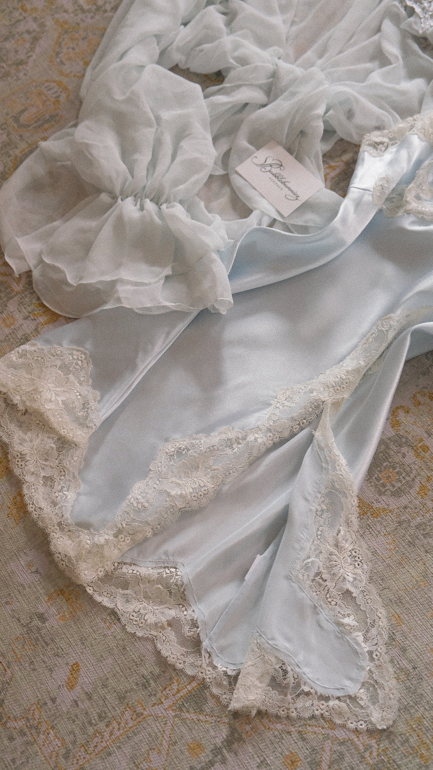 Cloud blue 2 piece lingerie set (S-M)