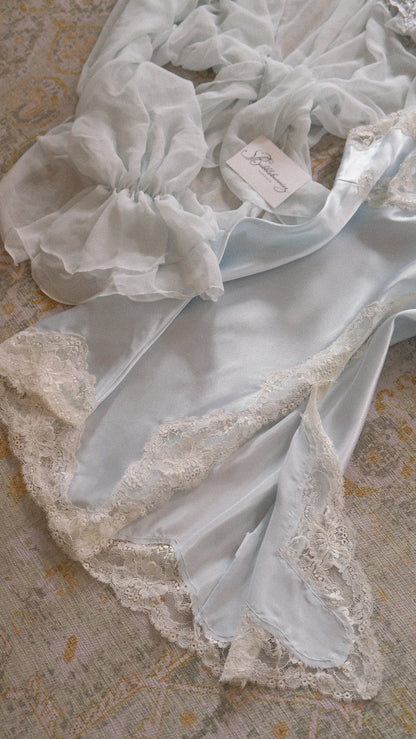 Cloud blue 2 piece lingerie set (S-M)