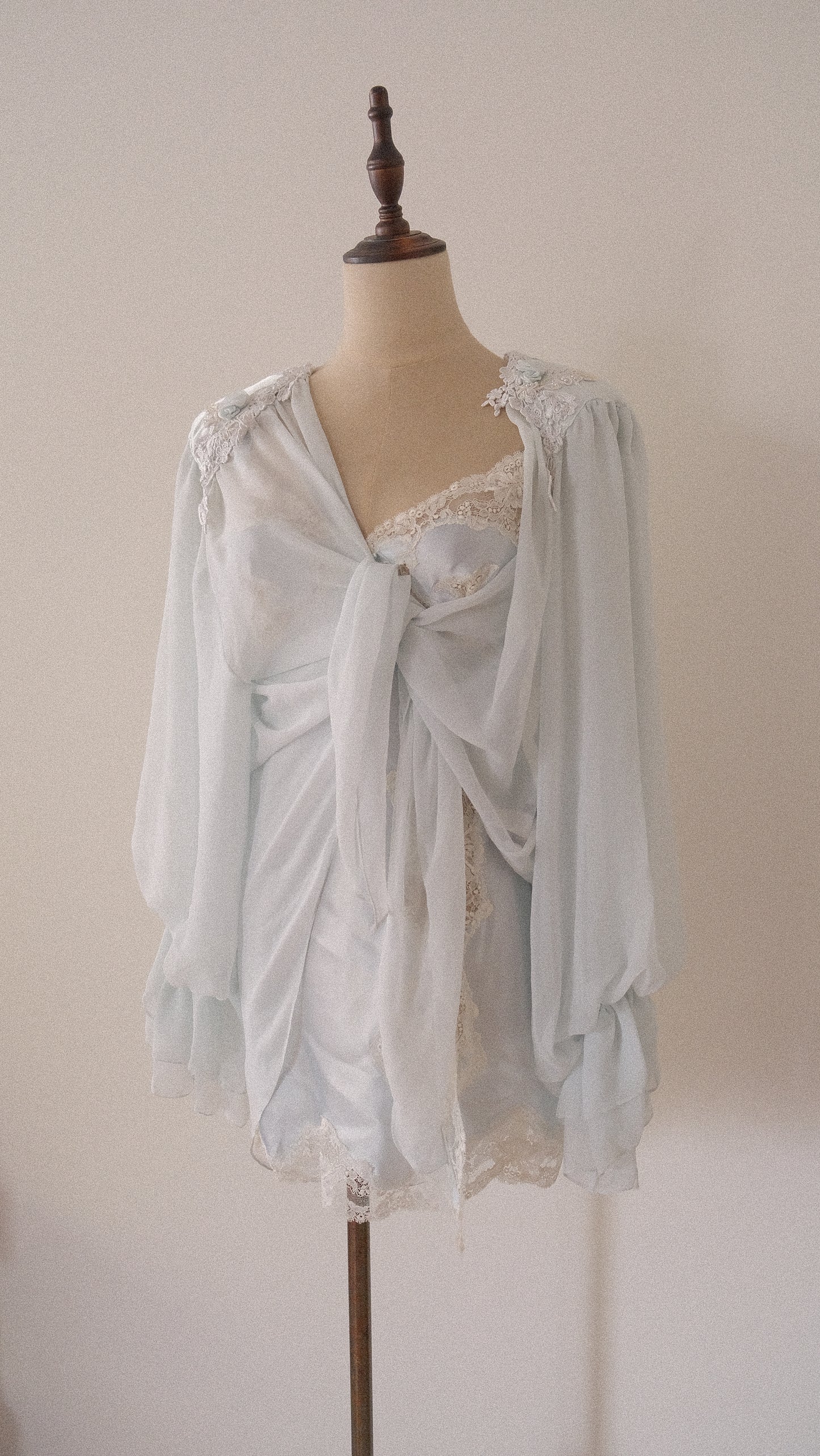 Cloud blue 2 piece lingerie set (S-M)