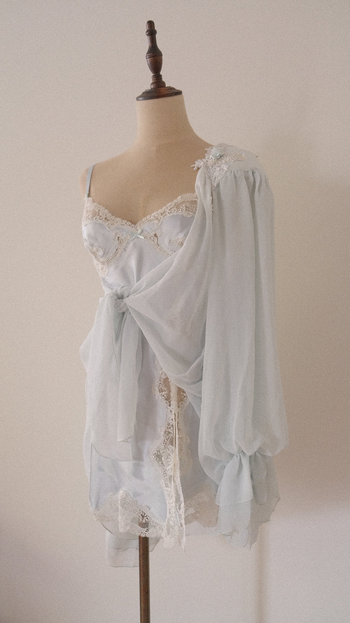 Cloud blue 2 piece lingerie set (S-M)
