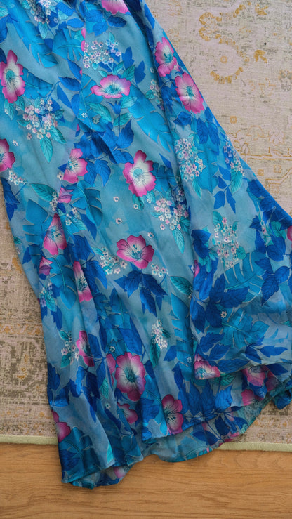 Vintage Monsoon tropical summer dress (S)