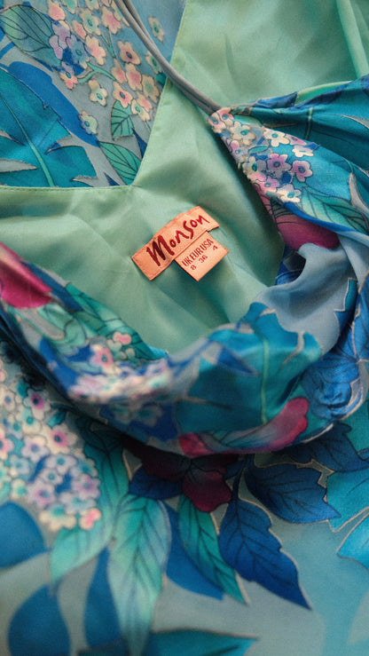 Vintage Monsoon tropical summer dress (S)