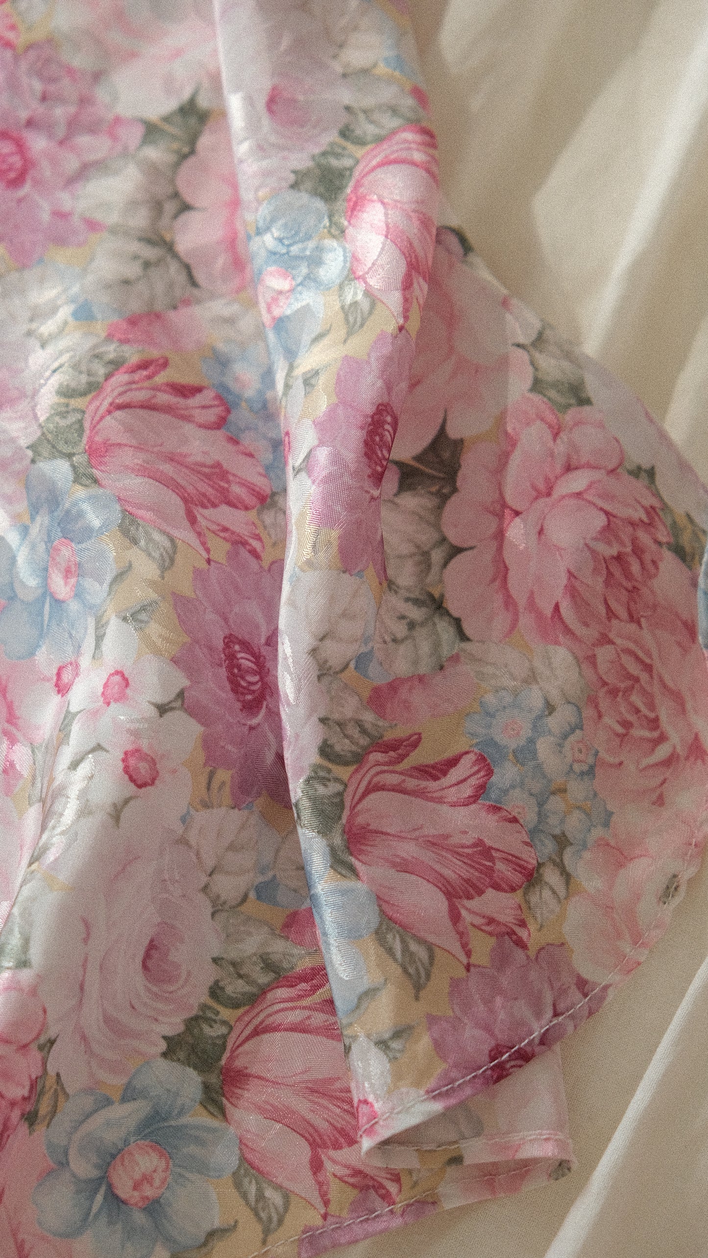 Vintage romantic floral USA cami (M-L)