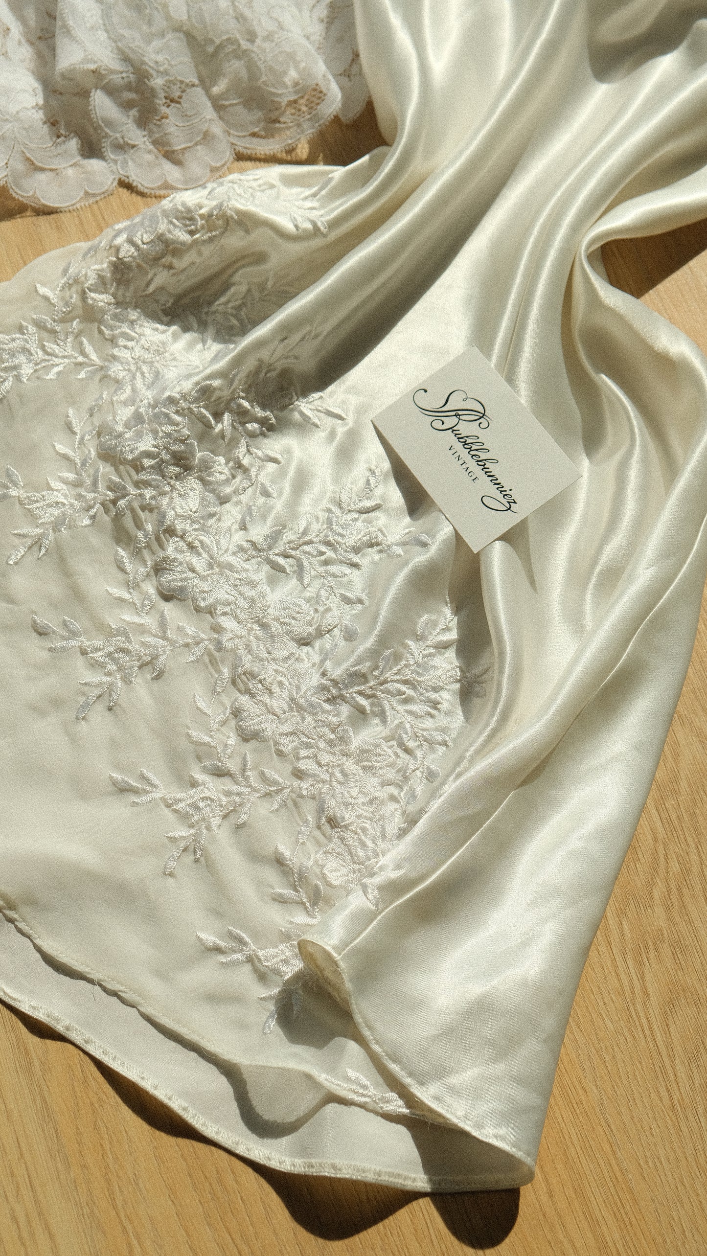 Vintage Dentelle ivory babydoll (M)
