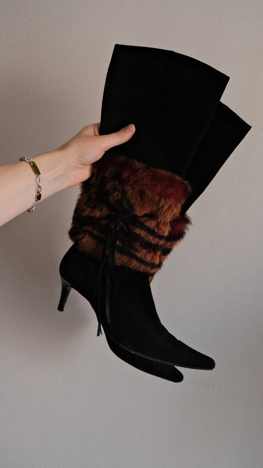 Faux Fur boots (39)